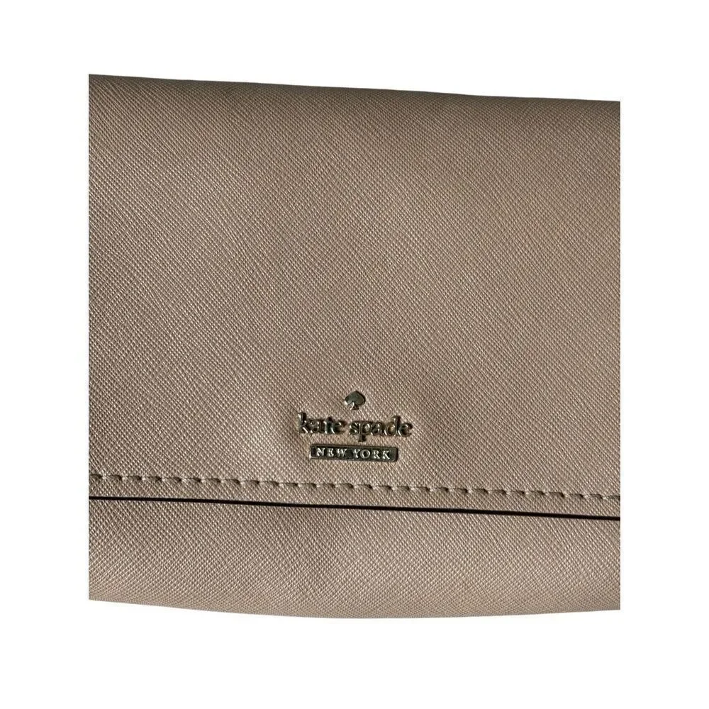 Kate Spade Saffiano Leather Crossbody‎ Purse Bag Tan Chain